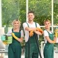 What is included in a commercial cleaning?